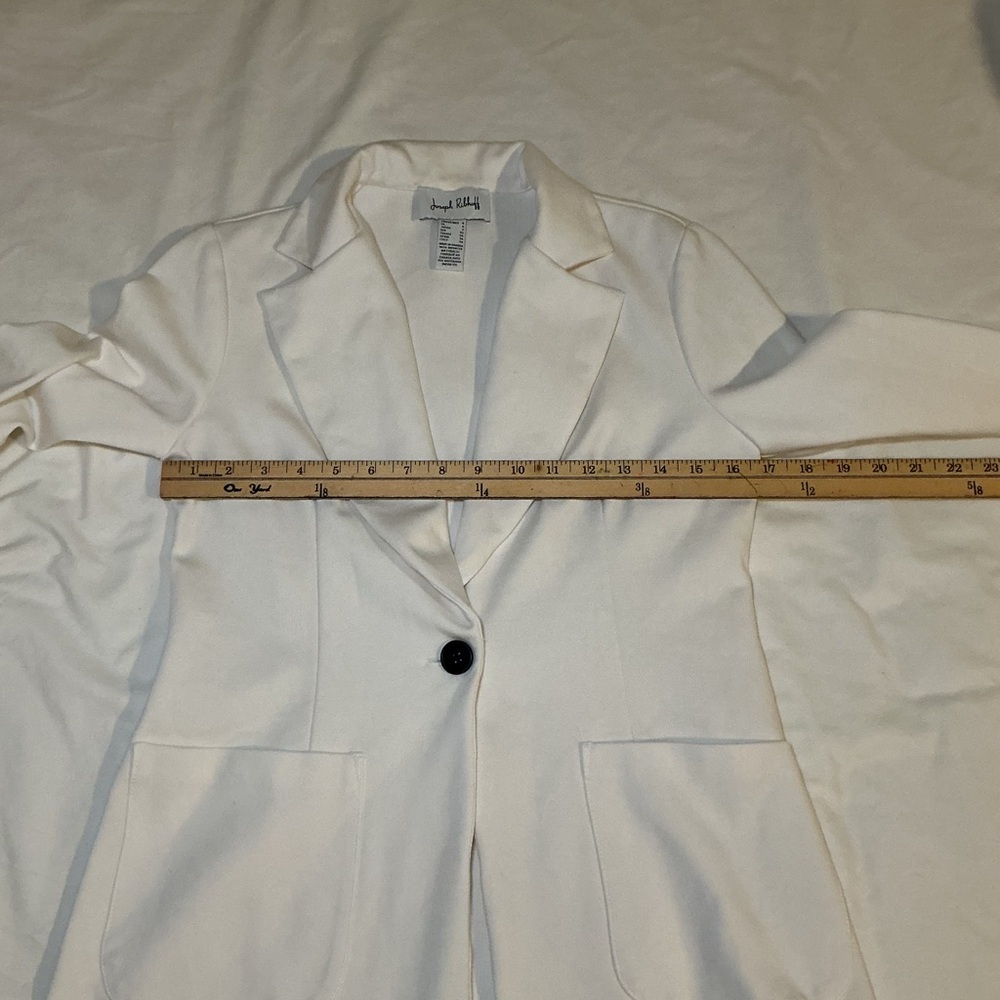 Joseph Ribkoff Elegant White Women's Blazer - Picture 4 of 8